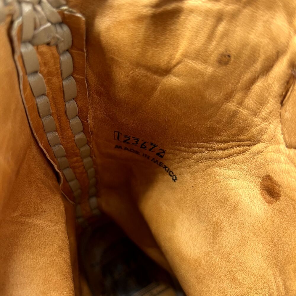 Frye Boots Womens 8.5 B Hope Limited Edition Brown Floral Embroidery Western - Picture 9 of 16